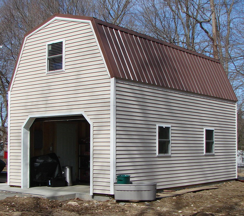 2 story 1 car garages – the barn raiser
