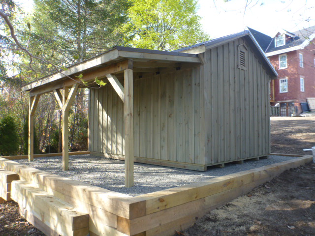 lean to shed plans - 4x8 - step-by-step plans - construct101